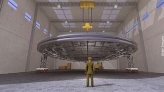 David Adair Views UFO Engine at Area 51